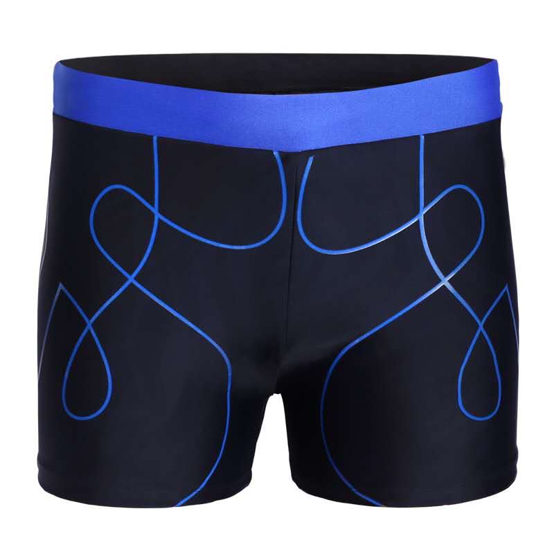 Fashion Printed Swimming Trunks Nylon Fabric Is The Size Of Sapphire Blue Lake Blue Red Yellow Slim Sports Loose details Picture