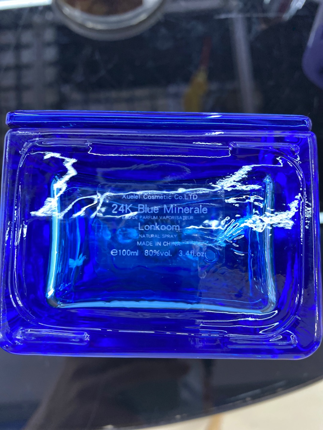 blue minerale 24k lonkoom Men's Blue Delicate Perfume, Long-lasting Fragrance, Factory Direct Sale details Picture