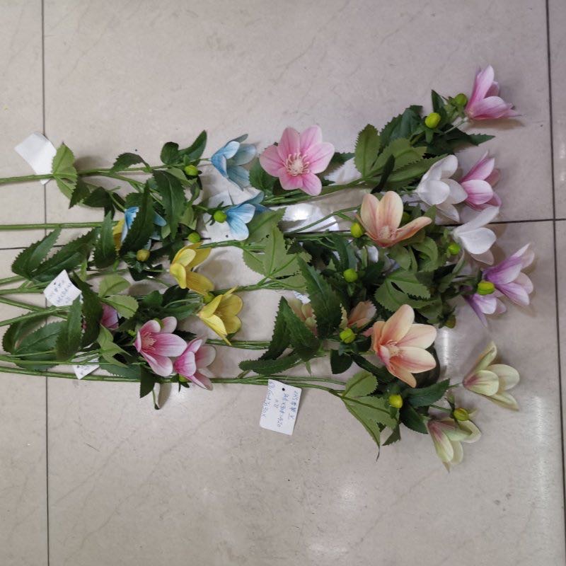 工厂直销仿真花假花5头小雏菊婚庆装饰插花