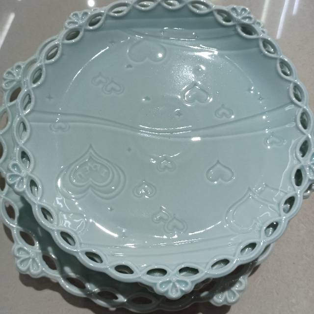 2020 new style colored glazed round professional hotel supplies tableware details Picture