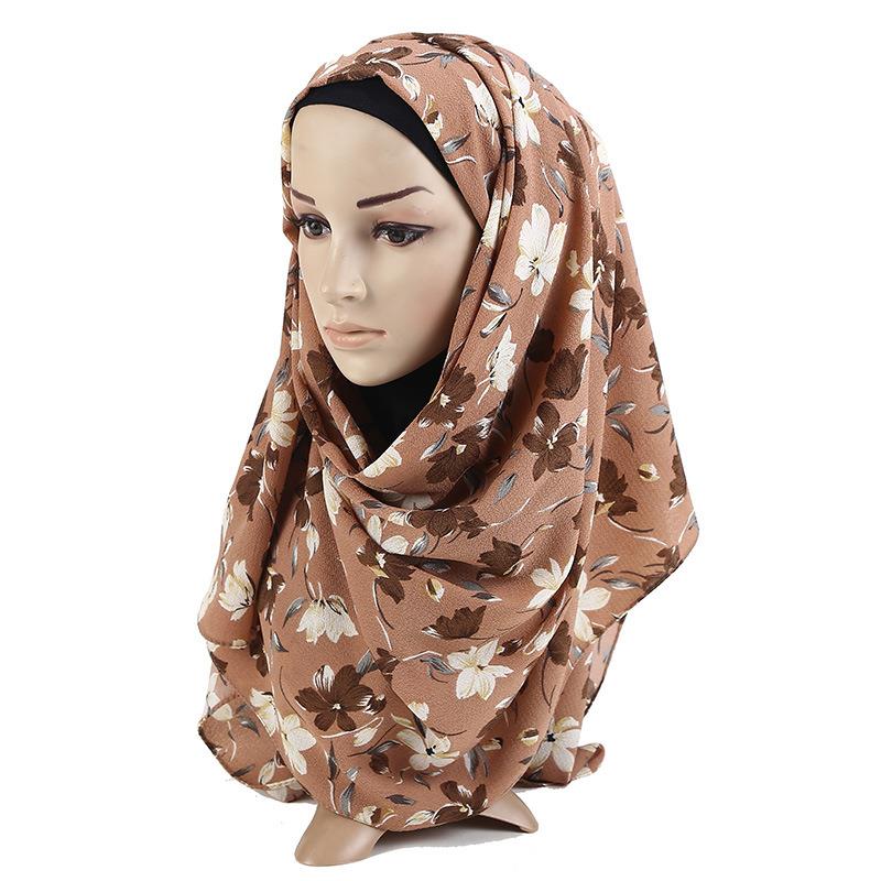 围巾女时尚百搭流行爆款薄款穆斯林包头头巾