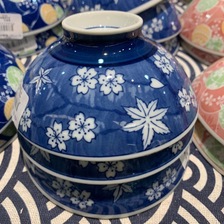 日式面碗 家用釉下彩微波炉青花陶瓷吃面碗商用牛肉汤面碗