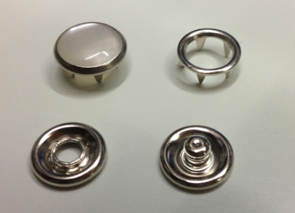 Shengda Copper Iron Stainless Steel 11Mm Pearl Five Jaw Buckle