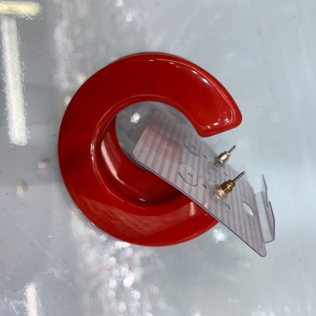 玛瑙红C字形装饰品配件