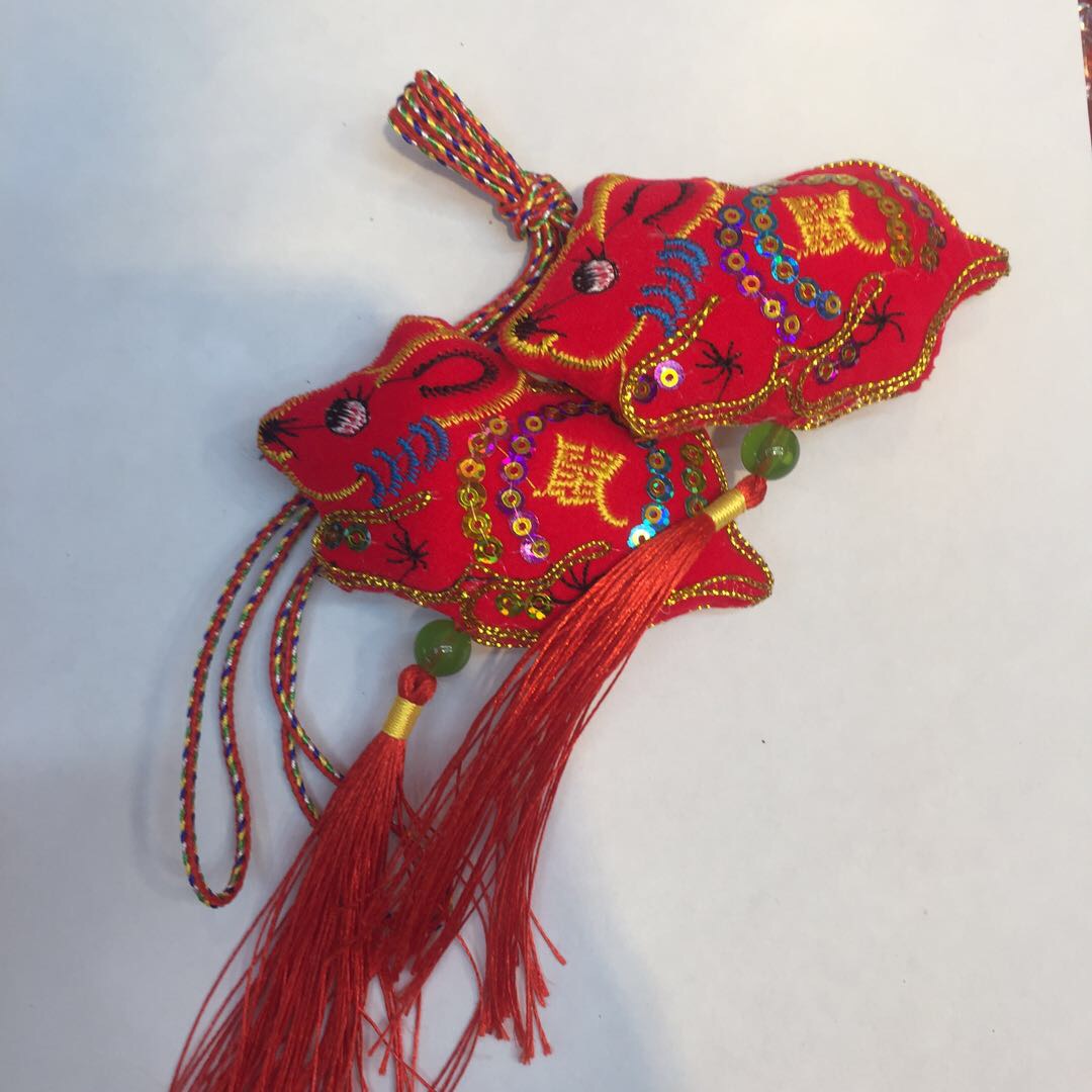 新新工艺制品传统手工艺结合民俗文化十二生肖鼠布艺香包