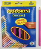 18 Color Blue Butterfly 7 Inch Colored Pencils