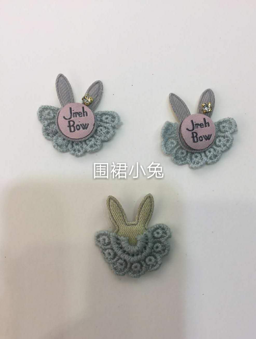 Manufacturers Direct Sales Of Cartoon Rabbit Cloth Flowers Handmade Diy Clothing Accessories Decorative Patch Patch Patch Patch Cloth Specification drawing