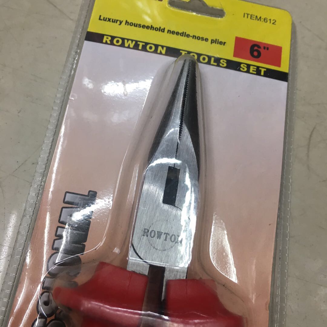 厂家直销尖嘴钳五金工具多功能6寸8寸手动省力尖口钳产品图