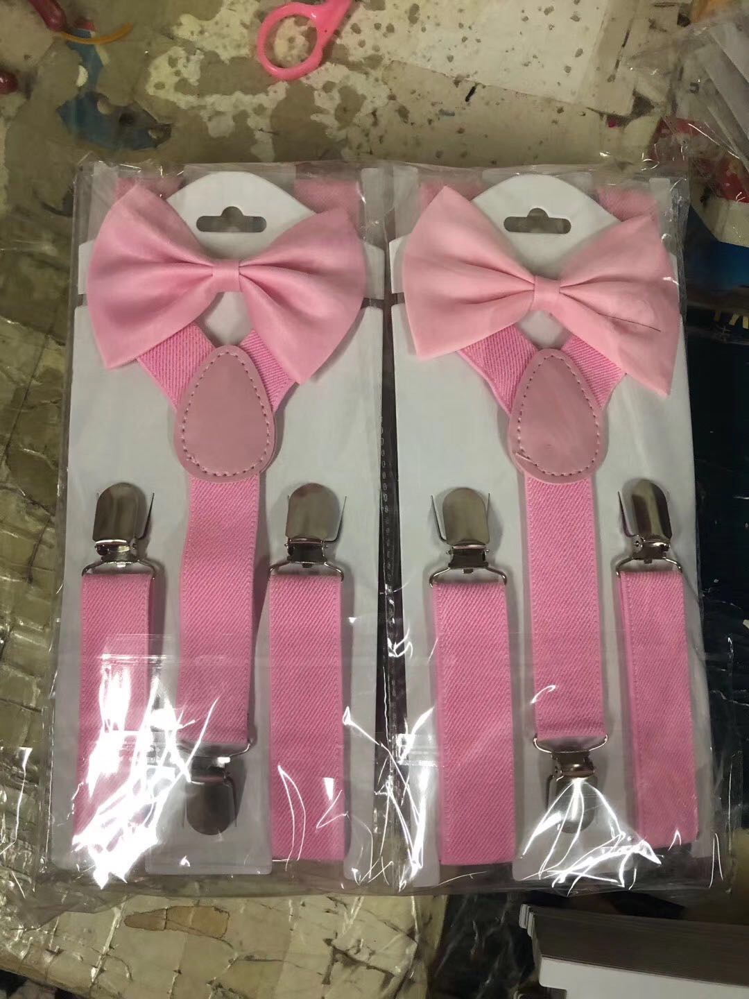 Baby Suspenders Bow Tie Set Boy's Bow British Accessories Baby Suspenders With Candy Pants With Korean Version
