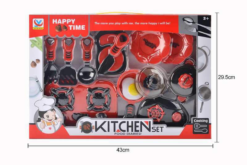 Boxed Fun Tableware, House Play Toys, Guanghai Plastic Toys