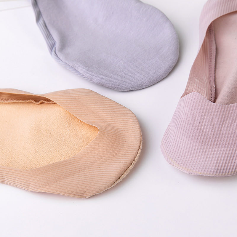 Las mujeres de algodón poco profundo invisible fino estilo coreano versión de las mujeres de silicona antideslizante verano calcetines otoño algodón sudor absorbente deportes Specification image