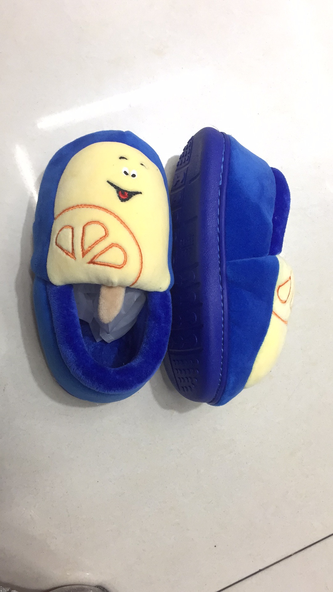 Blue Slippers Comfortable Soft Kids Shoes New Baby Shoes 2020 Explosion details Picture