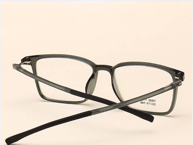 方框平光眼镜TR91金属镜腿防蓝光抗辐射框架眼镜详情图3