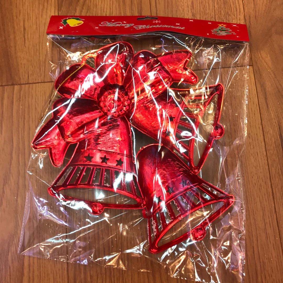 Christmas bell pendants, Christmas decorations, scene arrangement, store pendants, Christmas tree, small bell pendants Specification image