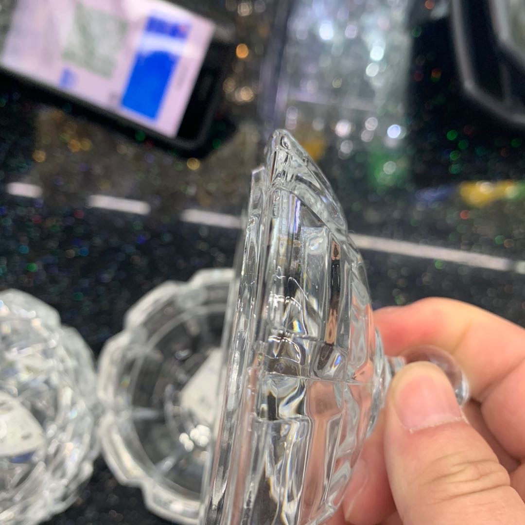 Transparent glass fruit storage bowl lid Specification image