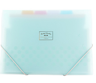 Document storage box, insert page, information book, multi-functional book clip, file bag, thickened ticket bag