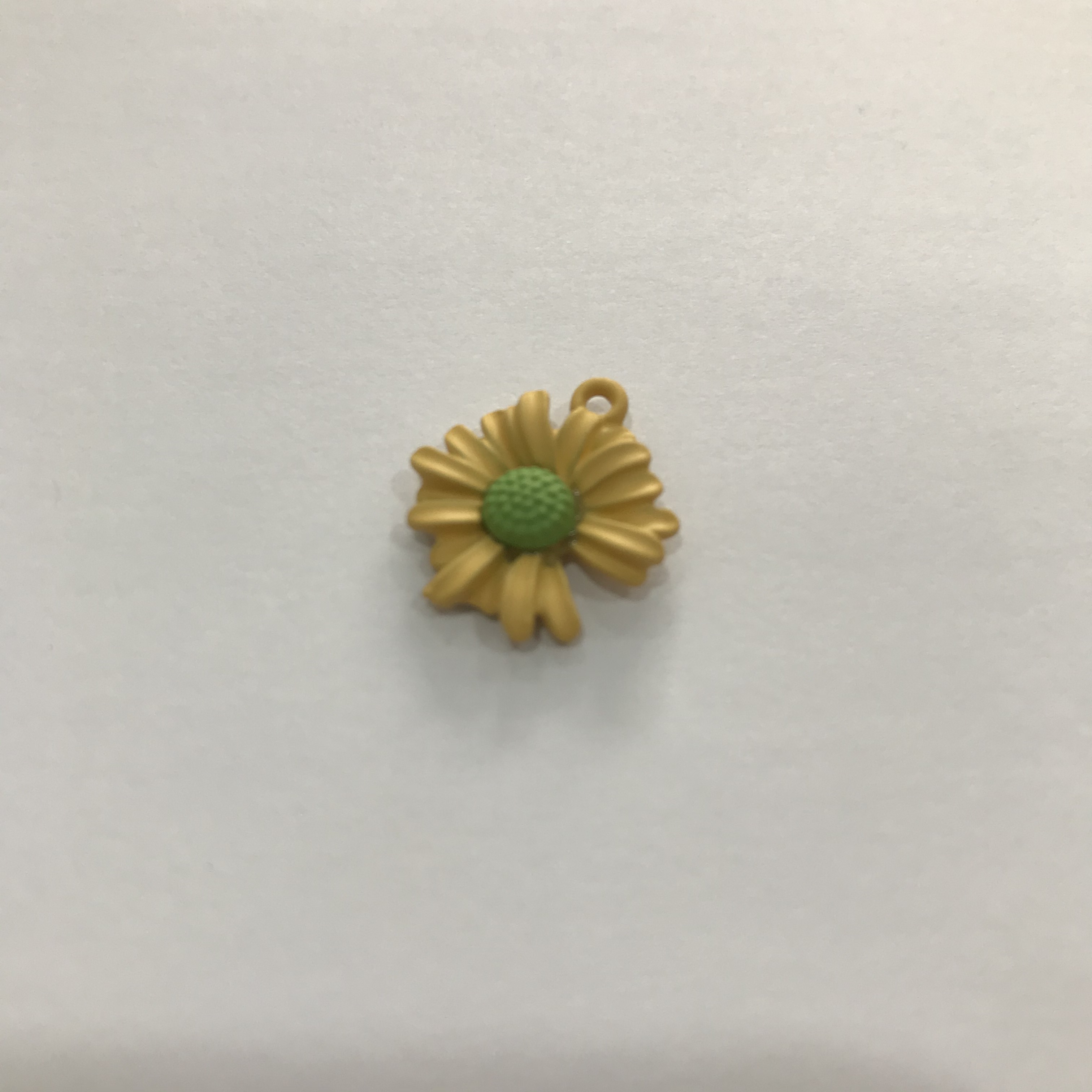 diy Sun Daisy Pendant Alloy Oil-Dripping Earrings Accessories (100ps/ pack)