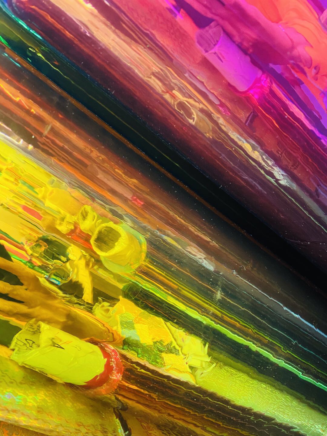 Fashionable Novel Color Bright Reflective 003 Thickness 0.4 Fabric Specification drawing