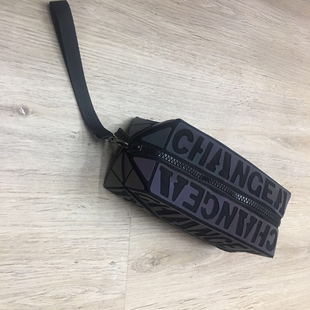 厂家直销新款高档手提化妆袋PU材质细节图