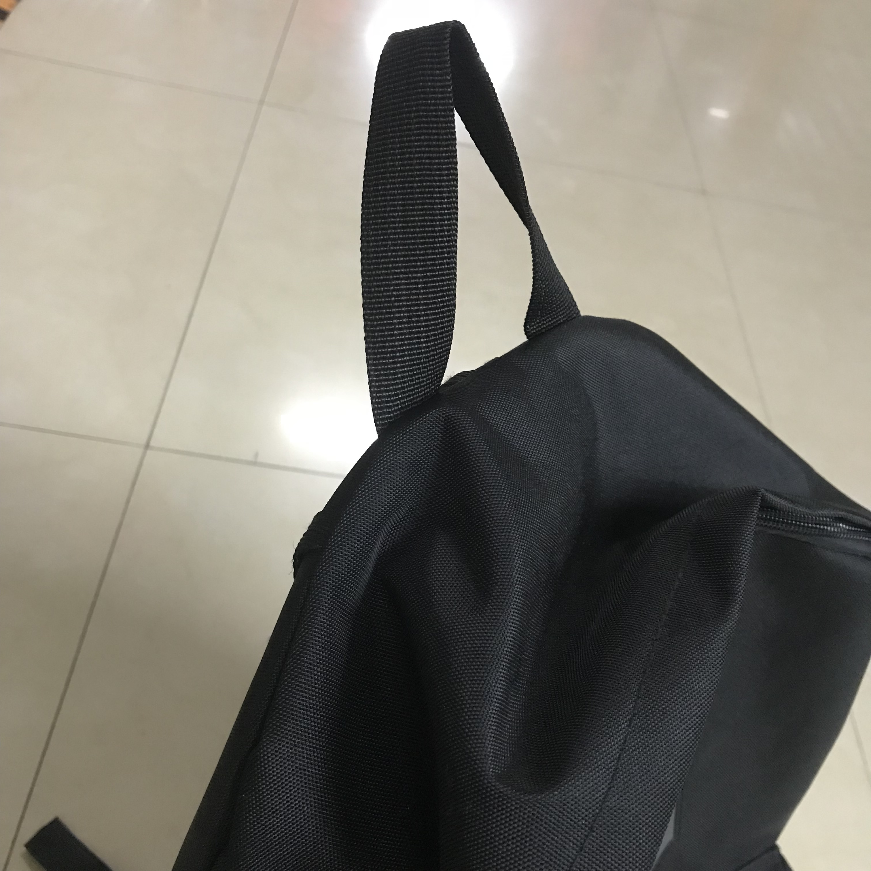 Black Digital Schoolbag Classic Simple Backpack Casual Bag Specification drawing