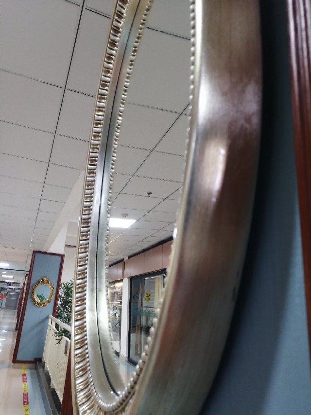Factory Direct European Simple Oval Bathroom Mirror Beauty Hairdressing Mirror Hotel Villa Decorative Mirror Specification drawing