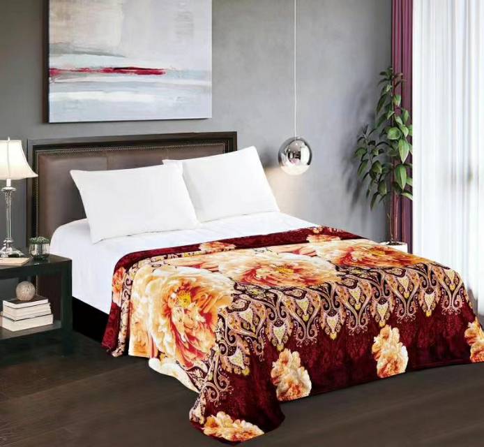 Factory Direct Wholesale Printed Flannel Coral Velvet Blanket Cover Blanket