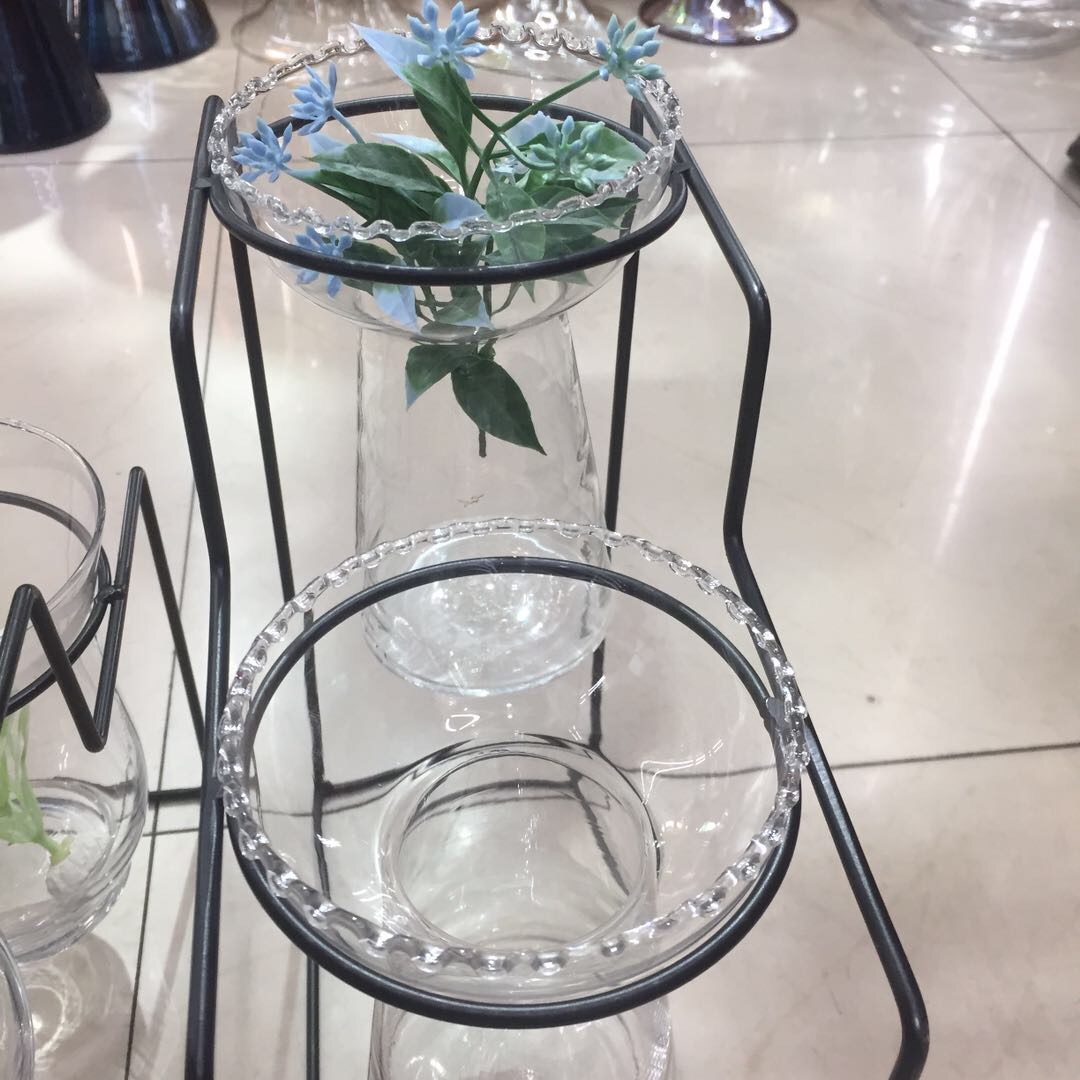 Glass balcony flower arrangement ornaments, utensils, hydroponic and aquaculture utensils and ornaments Specification image