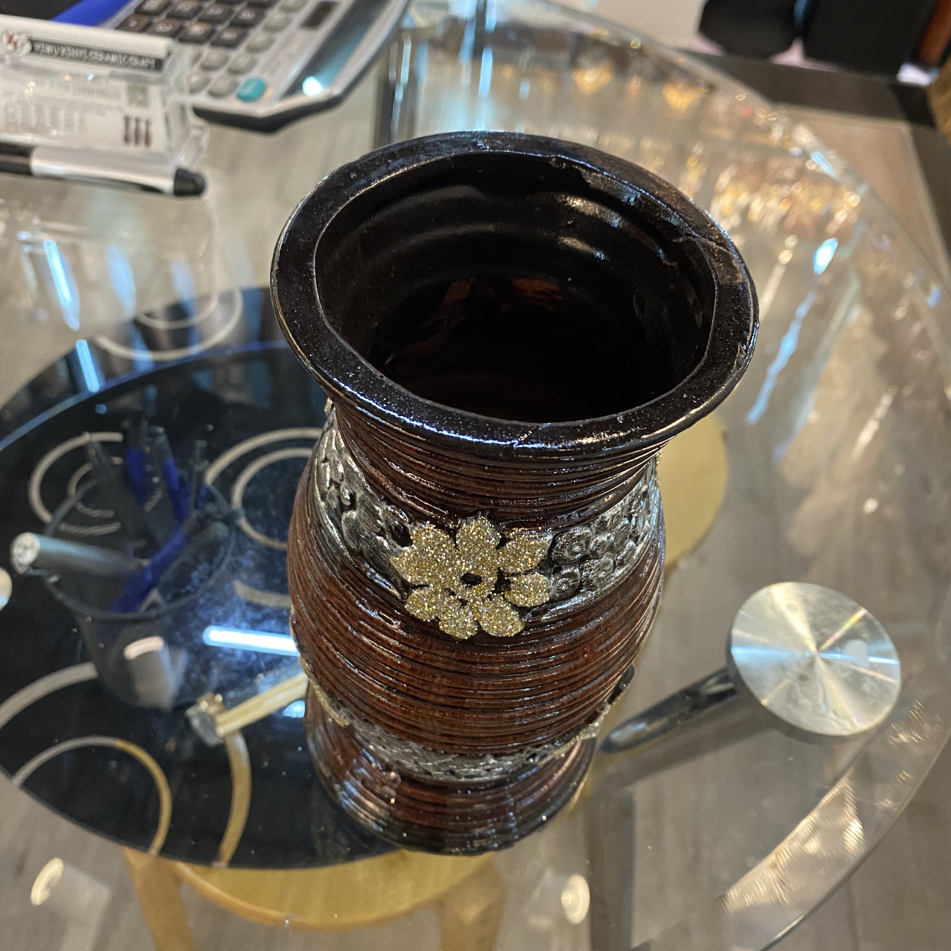 复古风格花瓶陶瓷现代简约家居摆件创意干花插花瓶花器水培花瓶工艺品摆件细节图