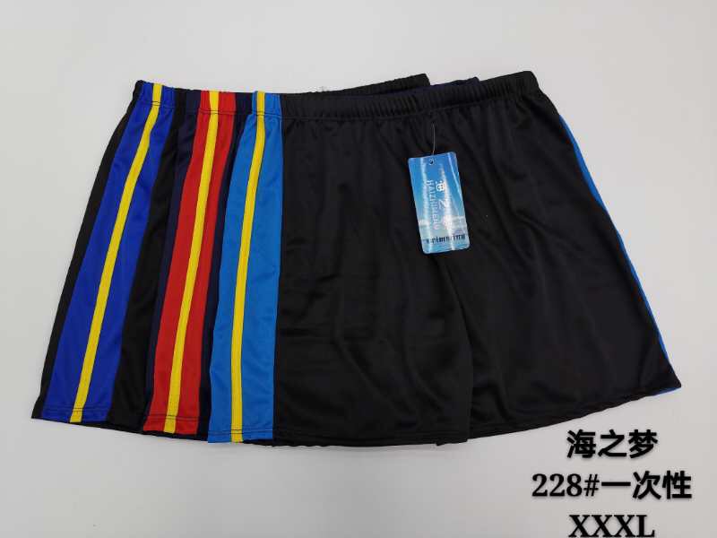 泳裤男防尴尬平角速干泳衣男款宽松游泳裤男士一次性