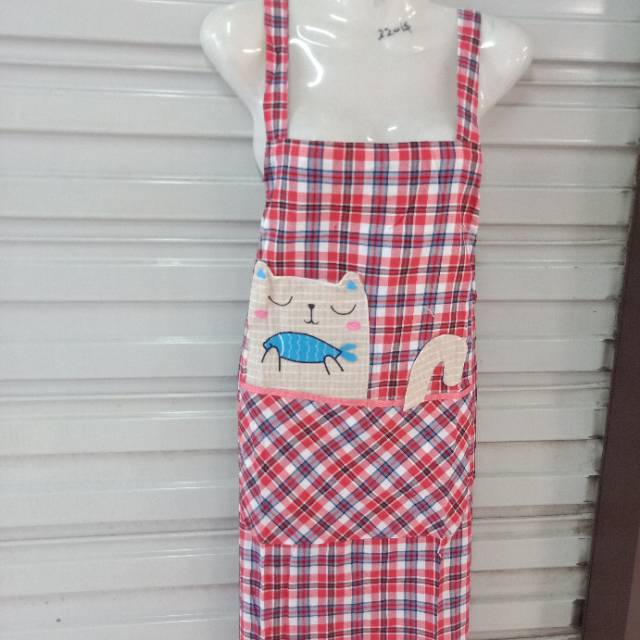 Apron for home kitchen service staff, pure cotton work clothes for women, fashionable, waterproof and oil-proof