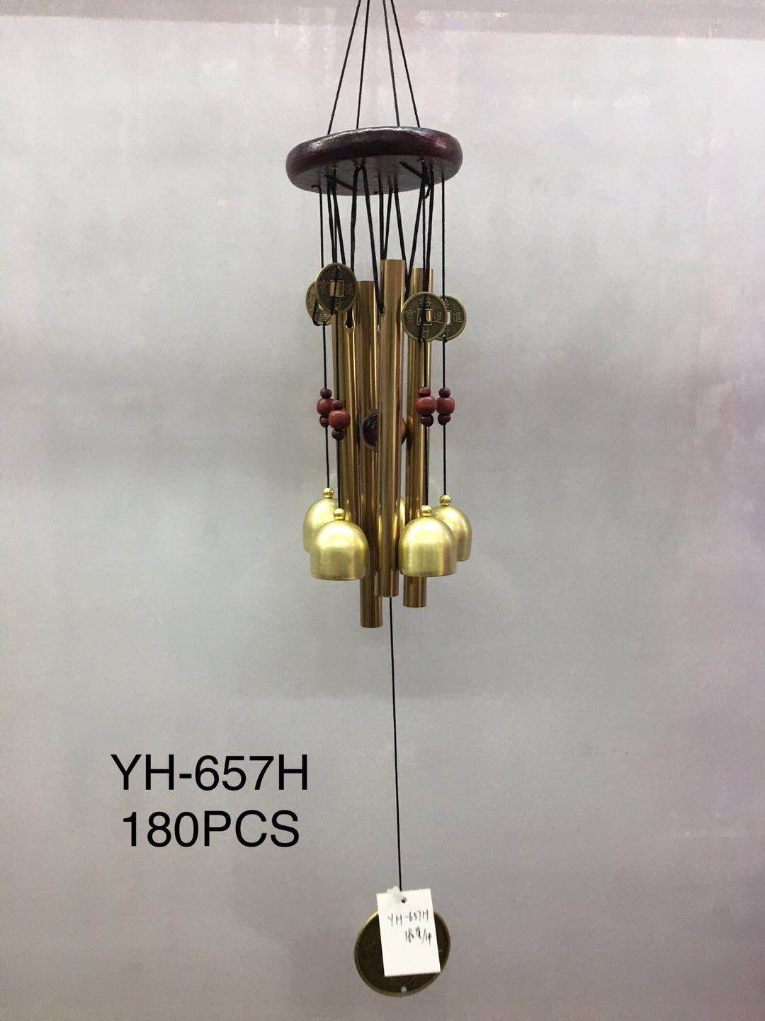 Pure copper bell wind chime pendant, pastoral creative metal home, bedroom doorbell decorative handicraft 6, balcony decorative pendant, Yinghao craftsmanship