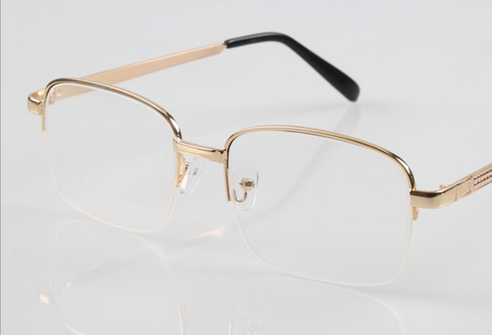 水晶石眼镜水晶眼镜男士正品中老年石头太阳镜养眼目清凉平光镜产品图