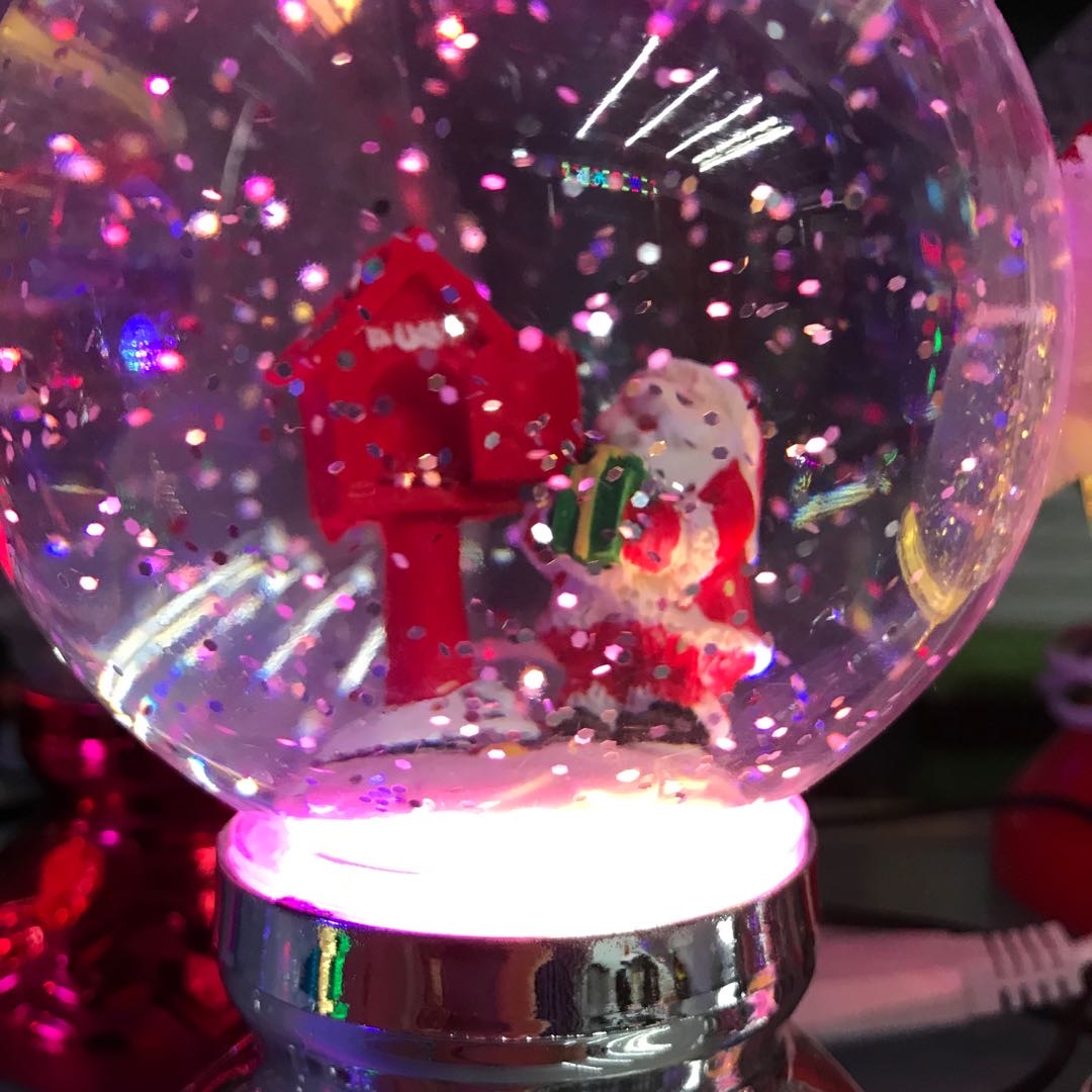 水晶球LED灯雪花天空之城女友儿童圣诞节欧式礼品生日礼物产品图