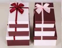 现货蝴蝶结首饰礼盒饰品包装盒天地盖纸盒生日礼物圣诞元旦礼品盒