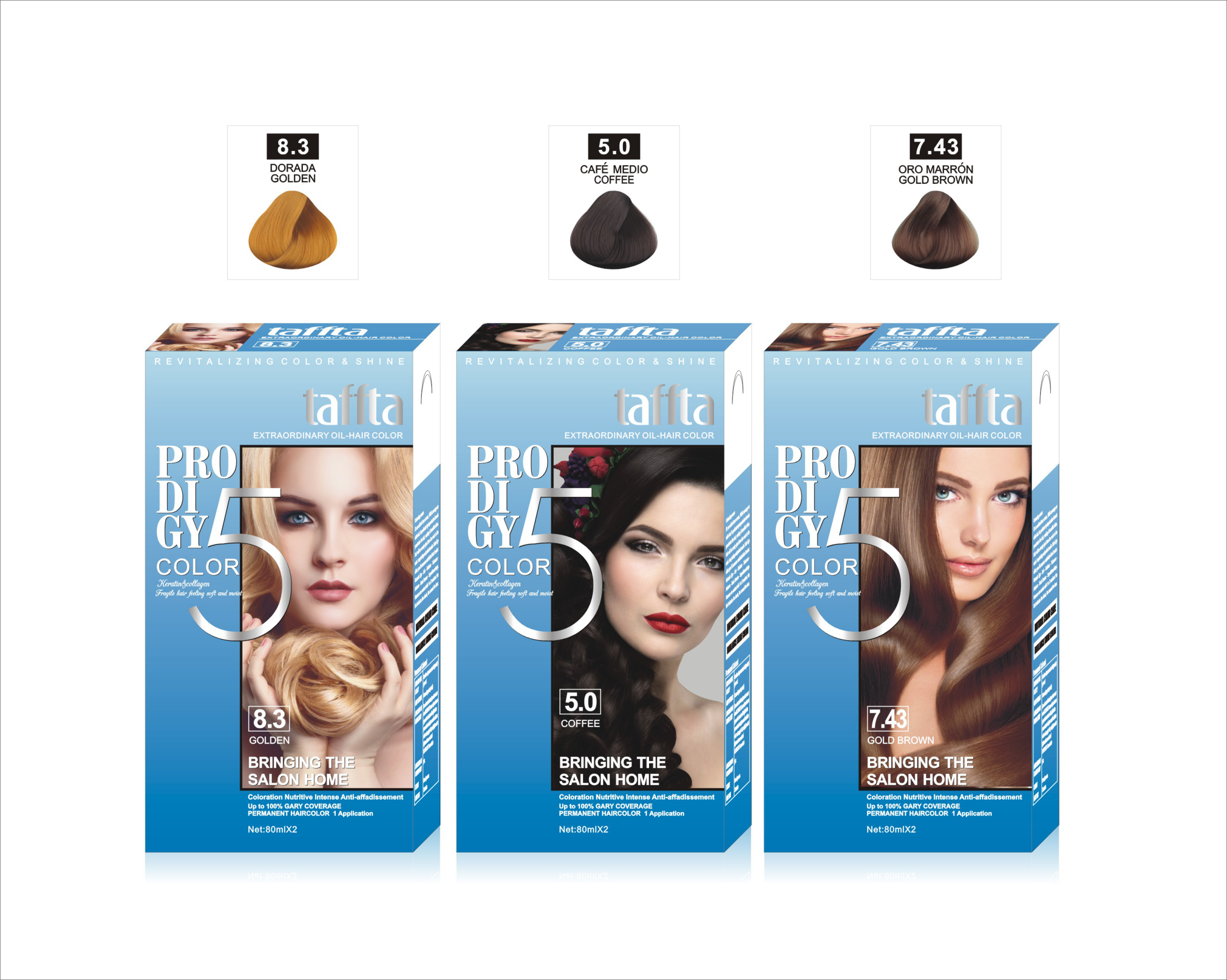 Hair supplies taffta16 color hair dye manufacturer direct sales Specification drawing