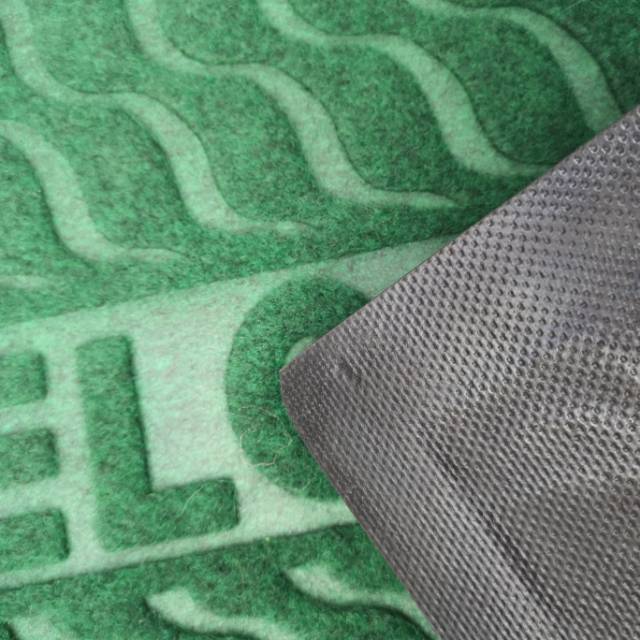 新款门垫绿色欢迎光临地垫地毯防滑防水地垫详情图3
