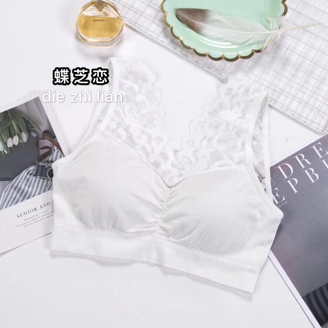 V-Neck Lace Top Top Back Push-Up Sexy Bra Comfortable No Underwire New Lingerie 2 Specification drawing