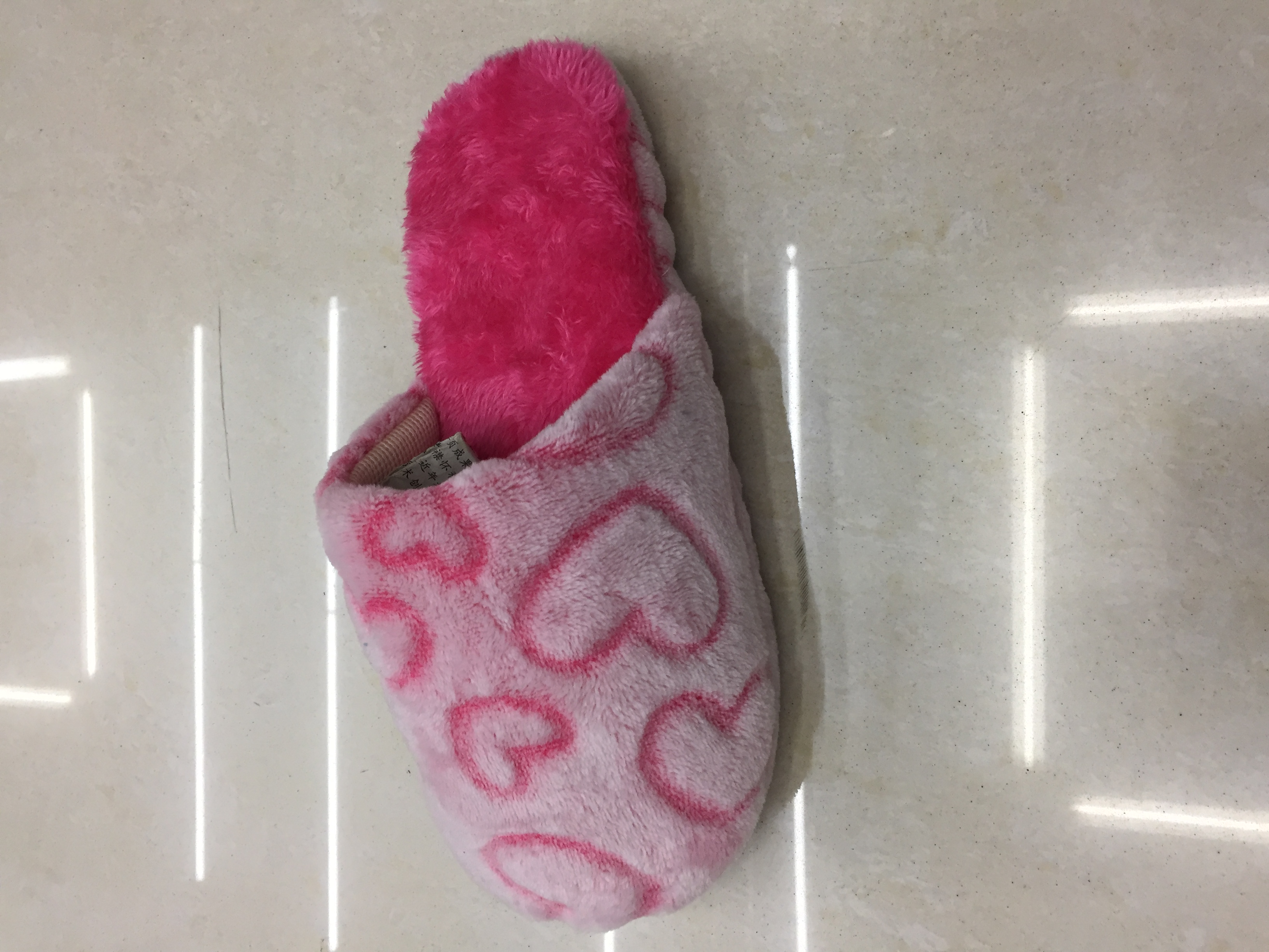 2061LUCK200款外贸女士TPR软底室内棉拖鞋产品图