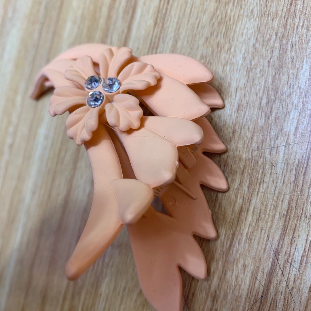 Frosted Fruit Color Line Clip Duck Beak Clip Bangs Clip Headpiece Clip Specification drawing
