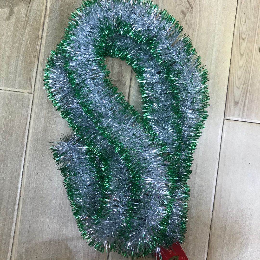 工厂直销批发圣诞饰品圣诞挂件圣诞拉花毛条彩色单色混装产品图