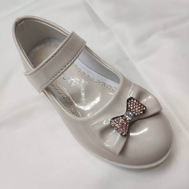 好望脚鞋业 外贸批发中童大童女童鞋 女童公主鞋春秋新款单鞋水钻蝴蝶结小女孩皮鞋中童
