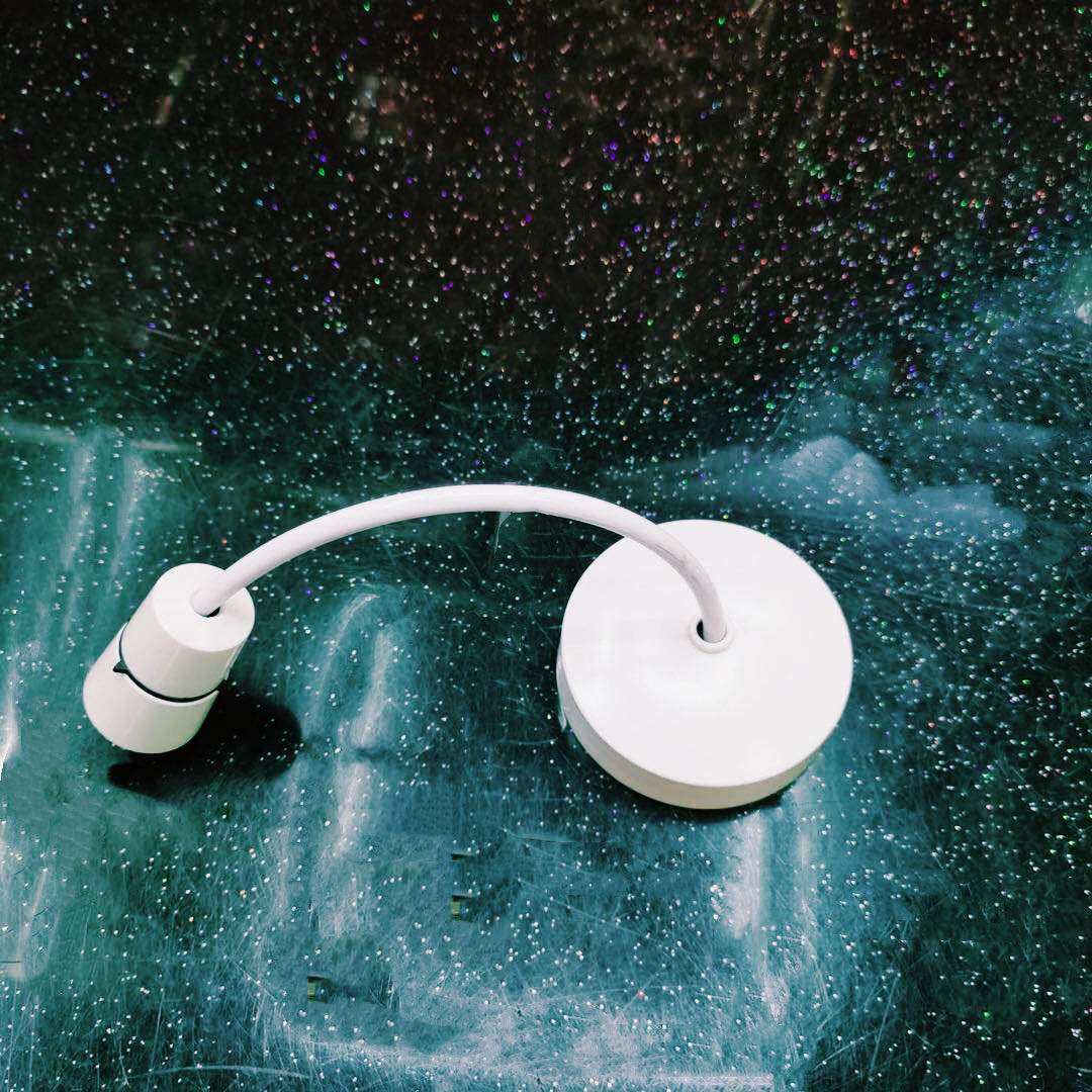 圆形全陶瓷灯头座带线家用灯座