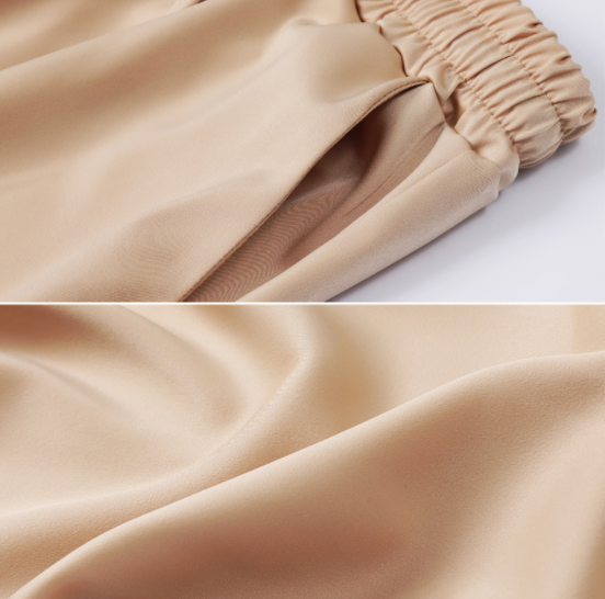 Wide-leg floor-length pants, tall and thin summer new style high-waisted cloud pants, straight-leg casual pants for women Specification image