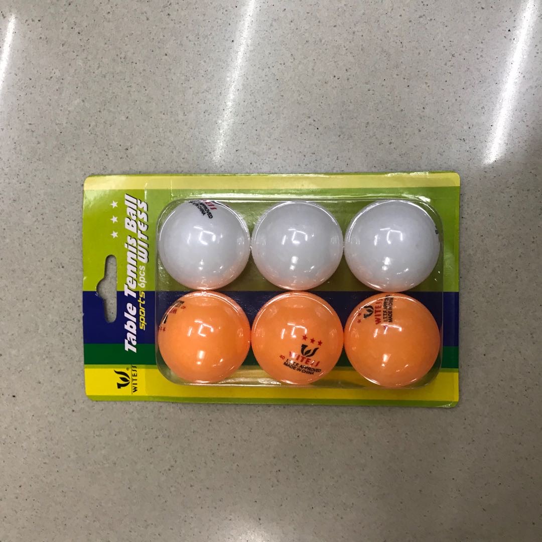 Table Tennis Three Star New Material Table Tennis Professional Competition Resistant Bang Pong Ball Ppq High Bounce Training Practice Ball