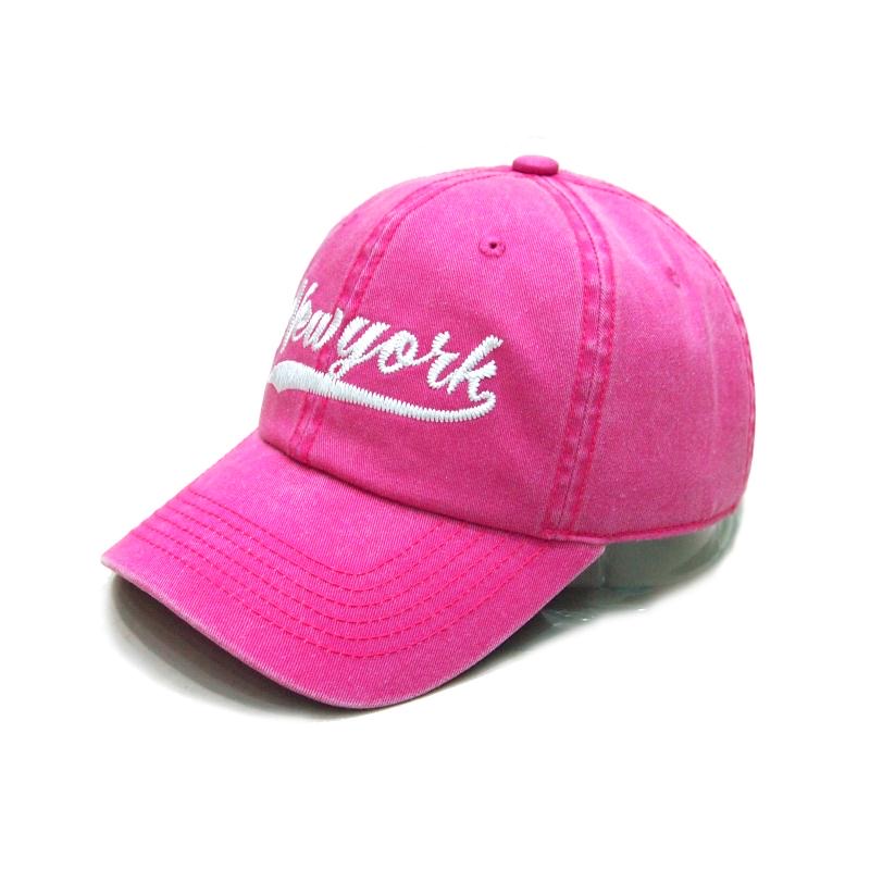 American popular logo youth versatile student alphabet embroidery baseball cap for men and women black and white cap thumbnail