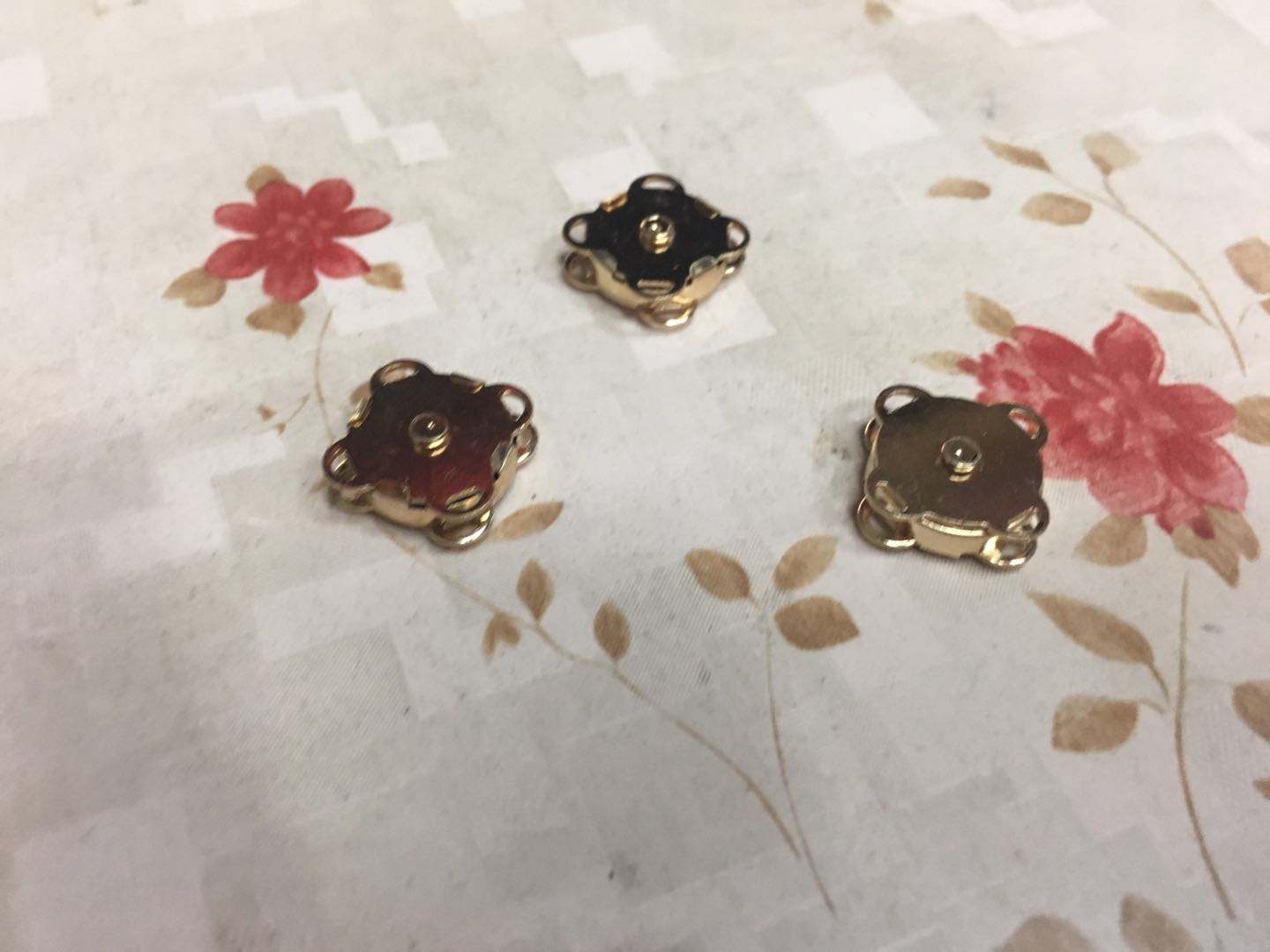 8*8MM金色磁铁纽扣箱包磁扣服饰暗扣DIY