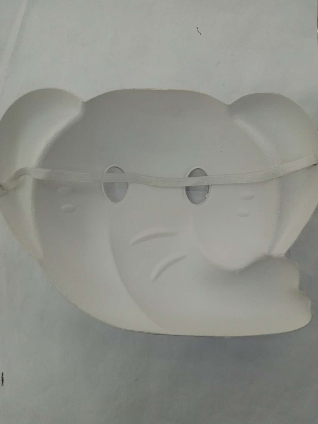 小象款一次性DIY彩绘面具儿童绘画面具激发孩子想象力个性创作细节图