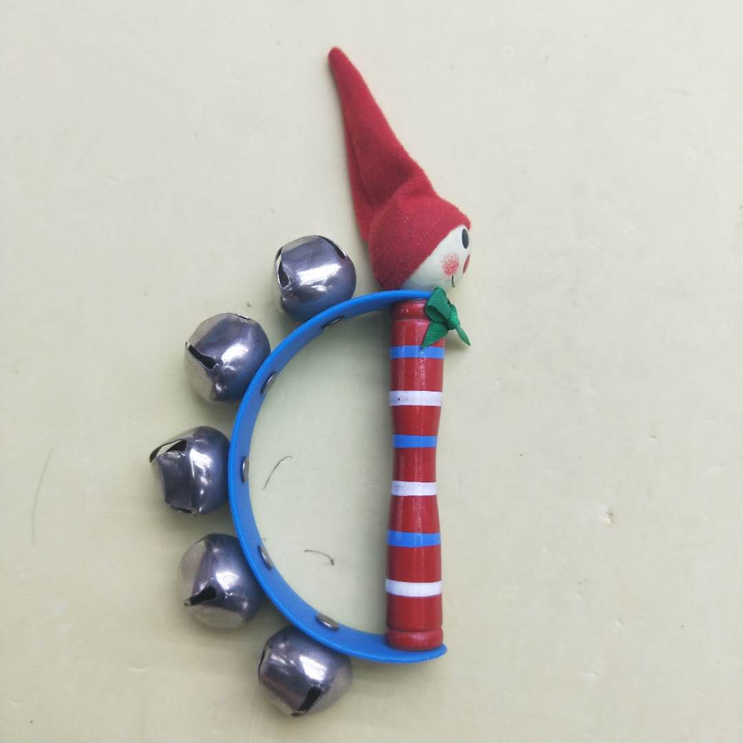 宝宝儿童婴儿幼儿园早教玩具乐器串铃手摇铃铛