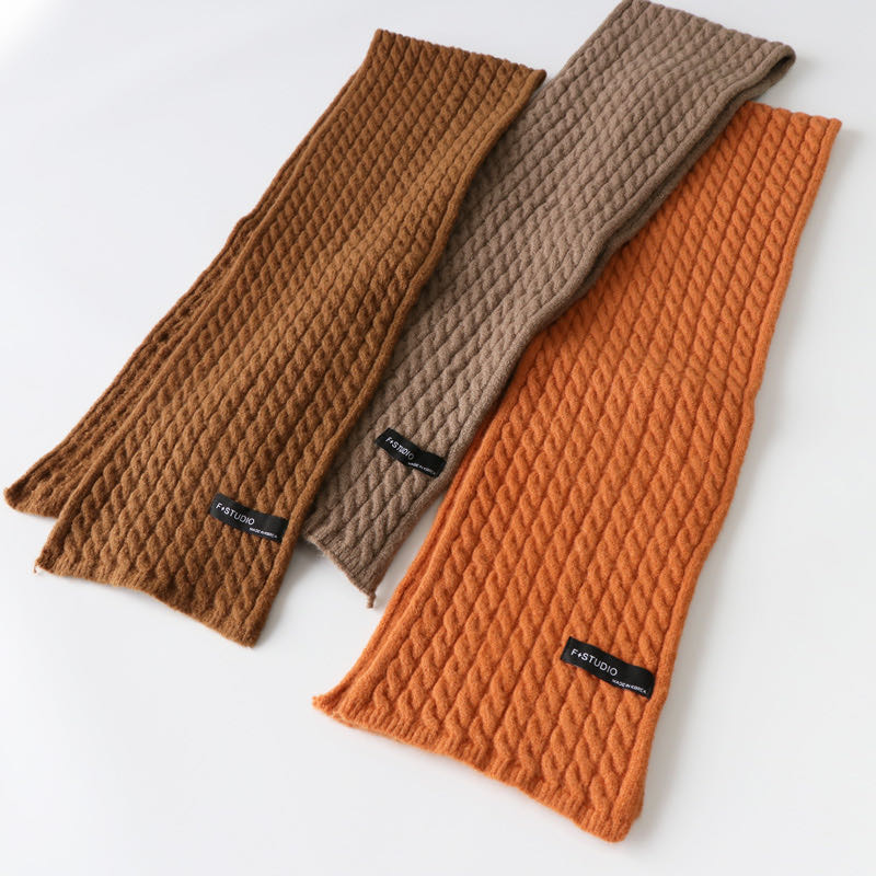 Casual With Classic Long Women's Candy-Colored Warm Scarf details Picture