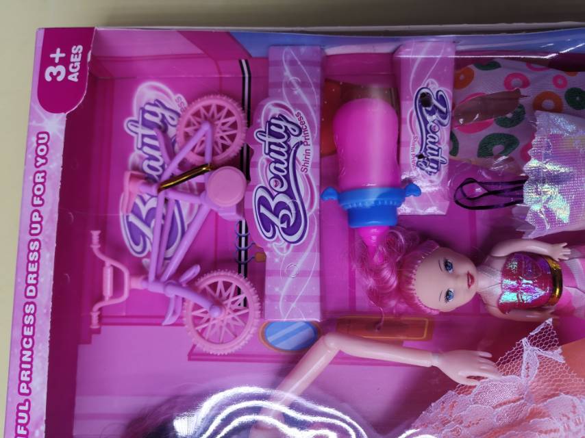 仿真洋娃娃芭比公主母女款礼盒装仿真度高硅胶材质细节图